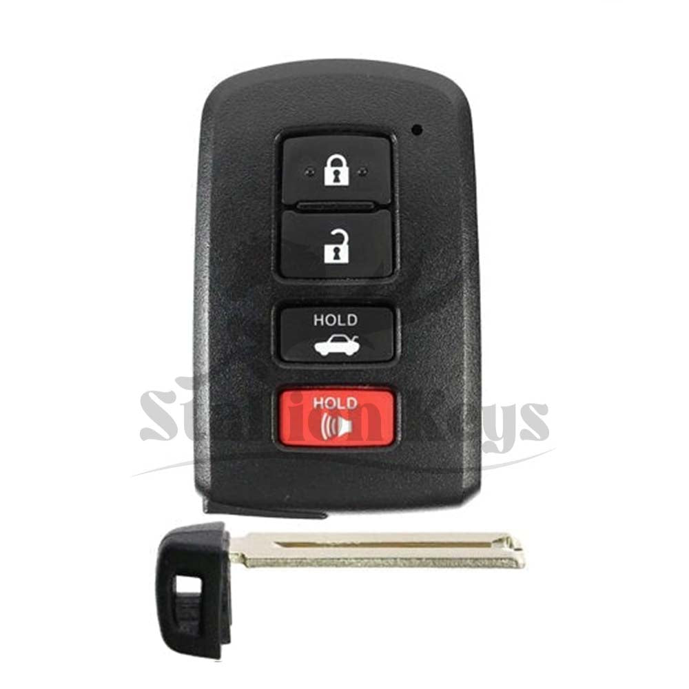 2012-2020 Toyota Avalon / Camry / Corolla / 4-Button Smart Key / PN: 89904-06140 / HYQ14FBA / G Board 0020 / AFTERMARKET 2012-2020 Toyota Avalon / Camry / Corolla / 4-Button Smart Key / PN: 89904-06140 / HYQ14FBA / G Board 0020 / AFTERMARKET